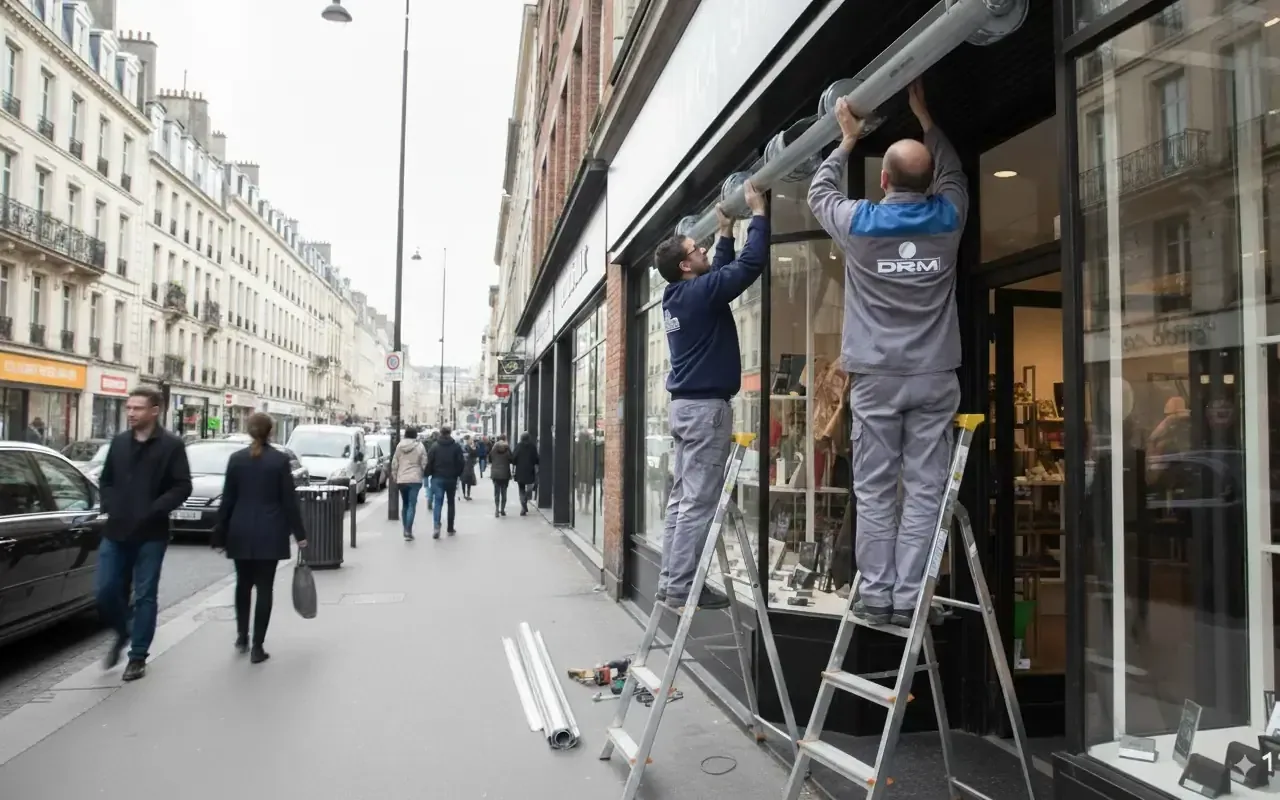 Installation et pose de rideau métallique à Marseille 7